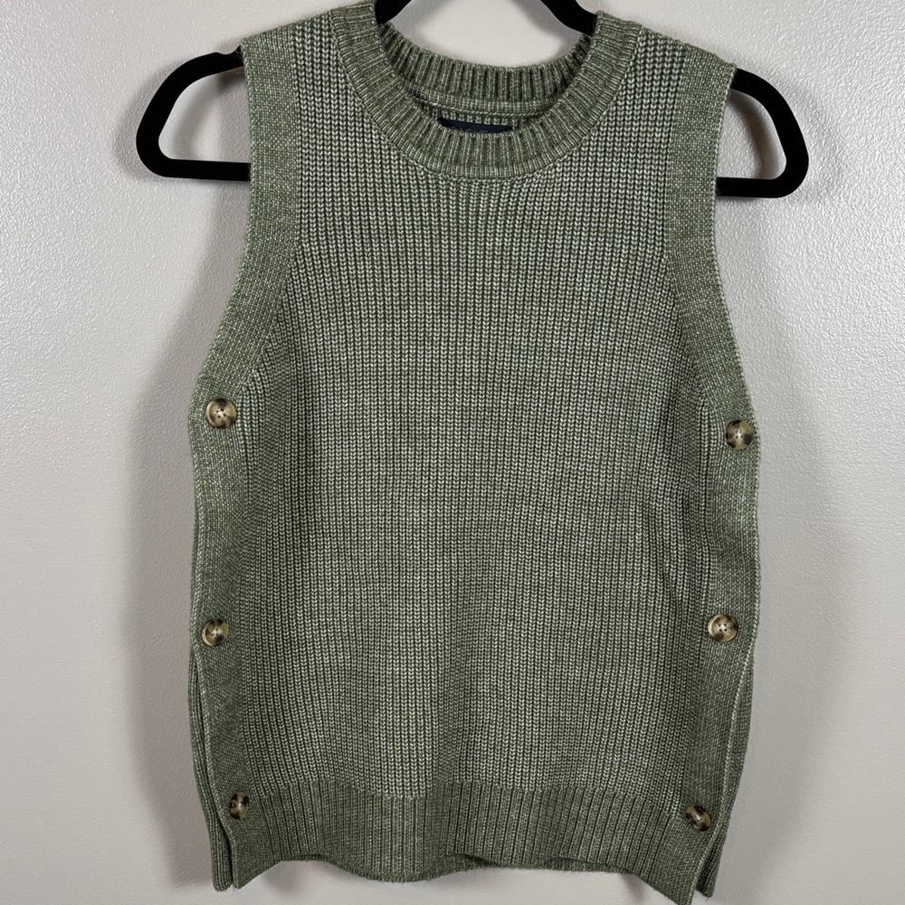 RACHEL Rachel Roy Olive Knit Sweater NWT